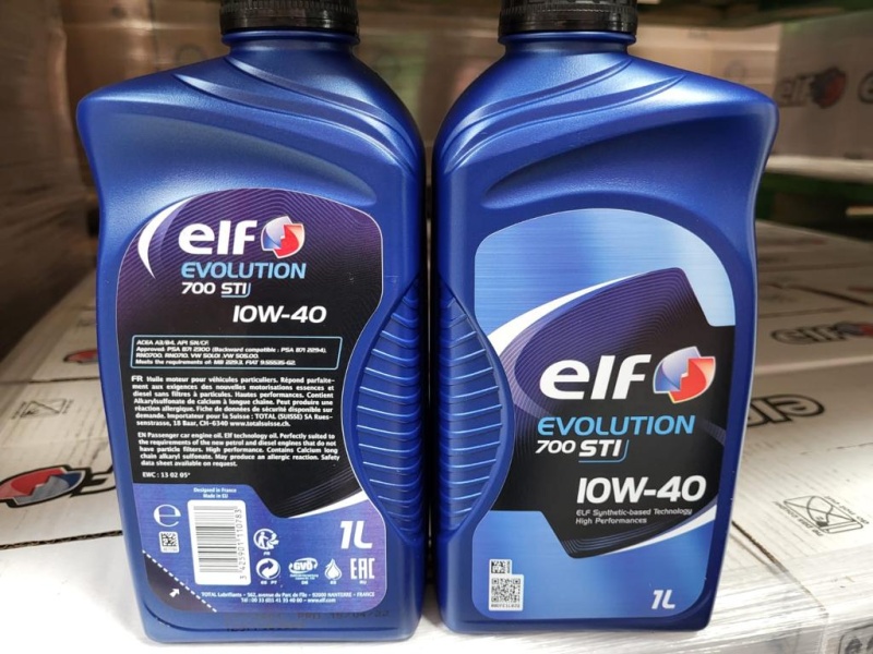 ELF EVOLUTION 700 STI 10/40 (п/синт)  1л  (1/12 ) (Франция)