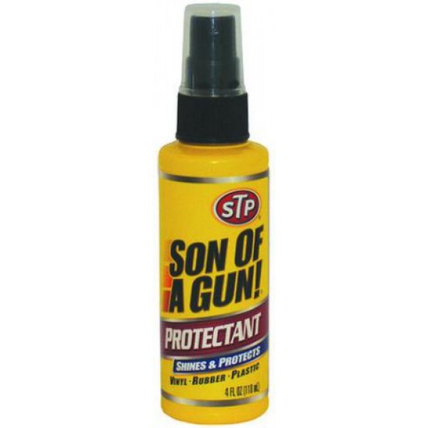STP 00149  Очиститель пластика и резины Son Of A Gun  "STP" (спрей) 118мл   (1/24)