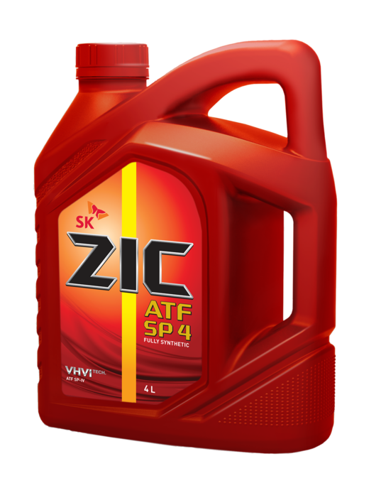 ZIC масло трансм. ATF SP- 4 (синт. для Hyundai и Kia)   4л  (1/4)