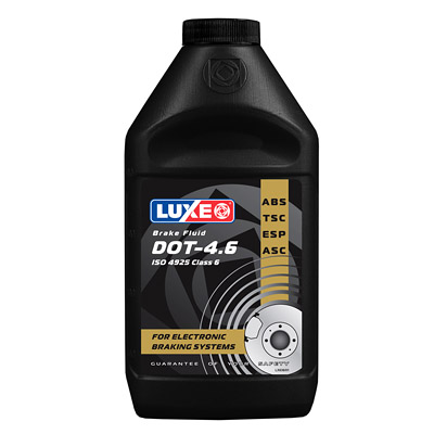 Тормозная жидкость  DOT-4.6 LUXE  910гр   (1/12)
