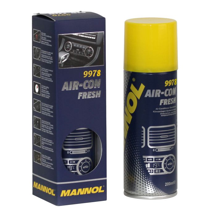 Очиститель кондиционеров  "Air Conditiontr Cleaner" 200мл "MANNOL" (9978)(1/12)