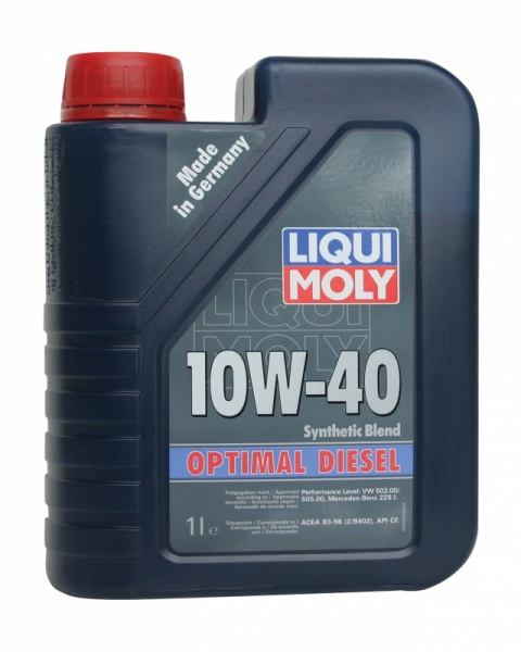 LIQUI MOLY  Optimal  Diesel  10/40  CF  ( диз. п/синт.)  1л  (1/12)  ))) 