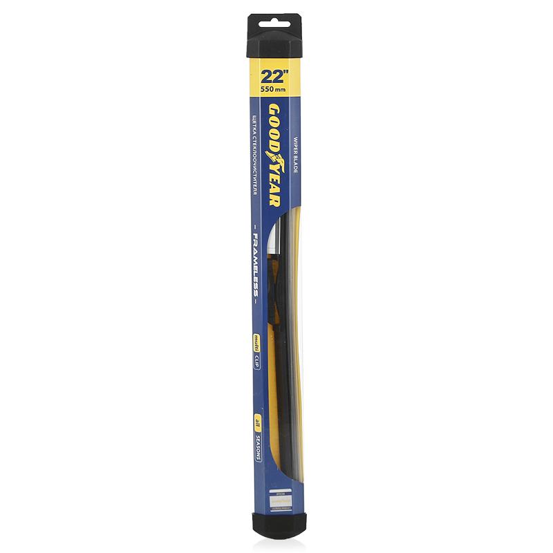 Щетка стеклоочистителя бескаркасная Goodyear FRAMELESS 22/550 мм