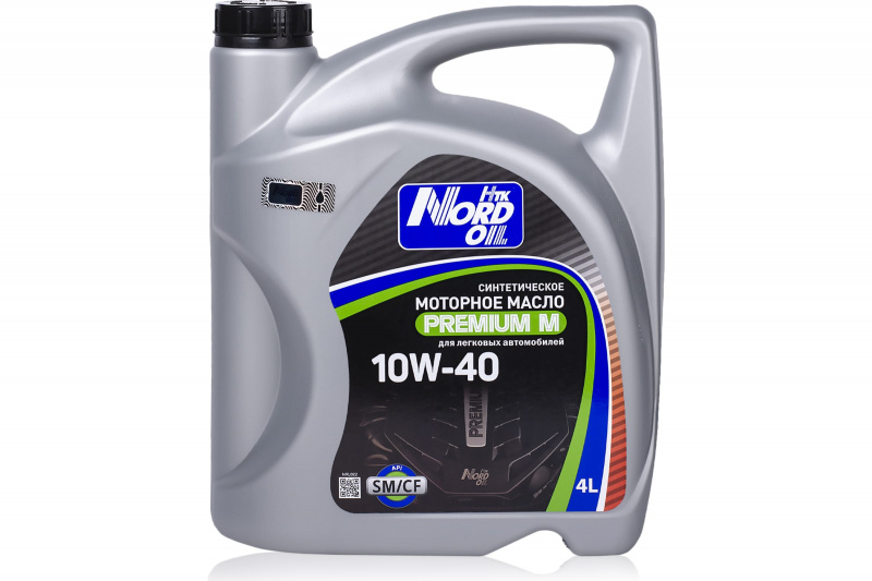 NORD OIL Масло моторное  Premium М  10W-40 SM/CF 4л (1/4) синтетика