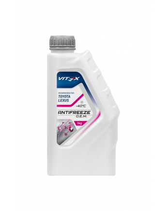 Антифриз VITEX  O.E.M for Toyota Lexus -40 (розовый)  1 кг (1/15) 