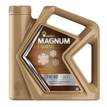 ROSNEFT Magnum Coldtec 5/40 SN/CF (синт) 4л  (1/4) 