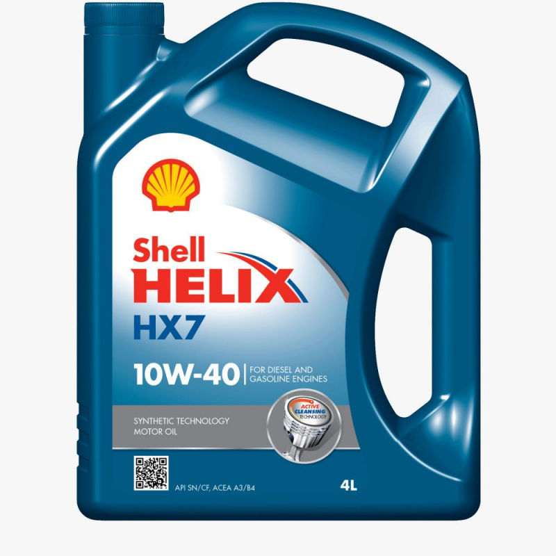 SHELL Helix HX7  10/40 (п/с)    4л  (1/4) 