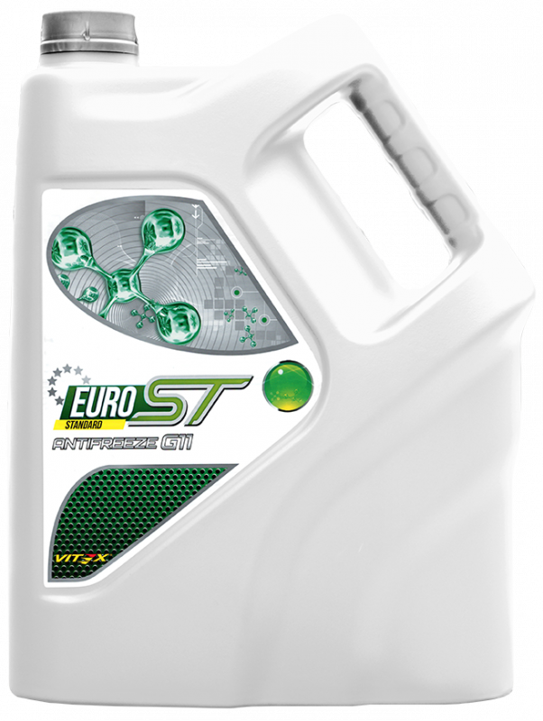 Антифриз VITEX  G11  EURO STANDART (зелёный) 10 кг   (1/2) 
