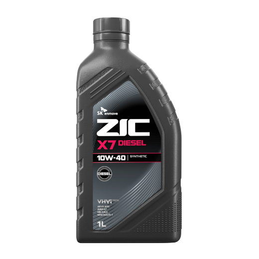 ZIC масло мотор. X7 Diesel 10/40  СI-4/SL (синтетика)   1л (1/12)