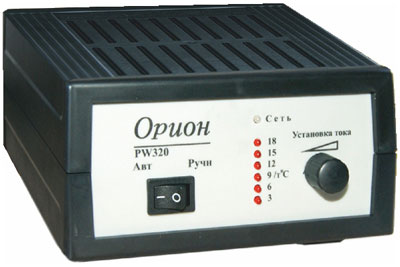 Зарядное устройство импульсное (предпусковой запуск) Орион PW 320