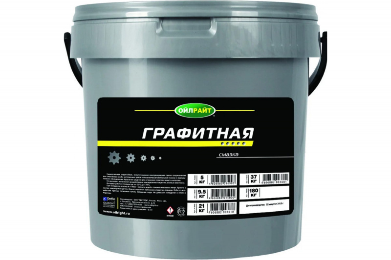 Смазка  Графитная  OIL RIGHT  9,5кг  ведро 