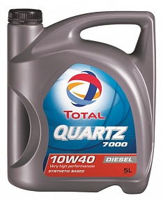 Total  Quartz  Diesel  7000  CF  10/40  (п/синт)  5л (1/3)
