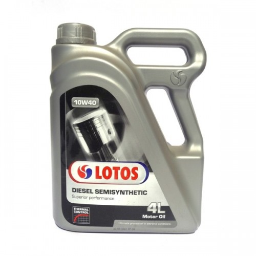 LOTOS SEMISYNTHETIC DIESEL 10W40 CF (ACEA B3) п/синт.  4л