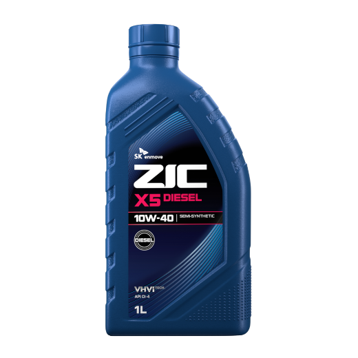 ZIC масло мотор. X5 Diesel 10/40, CI-4/SL (п/синт)   1л  (1/12) 