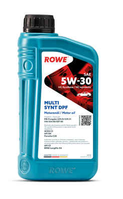 ROWE HIGHTEC MULTI SYNT DPF 5W-30 (С3, SN/CF, A3/В4) синт. 1л (1/12)