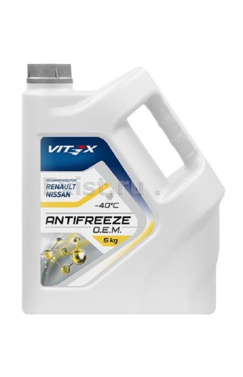 Антифриз VITEX  O.E.M for Renauit Nissan -40 (желтый)  5 кг (1/4) 
