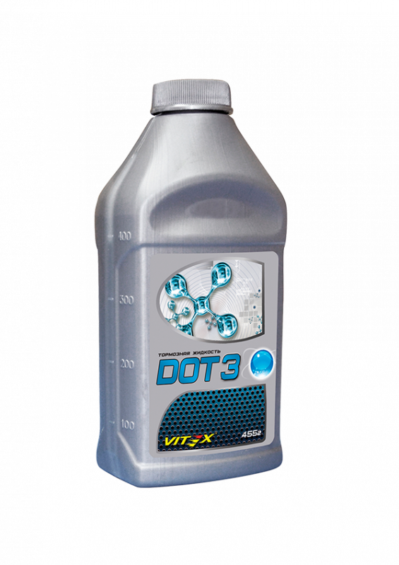 Тормозная жидкость  Vitex DOT-3  455 гр  (1/25) 