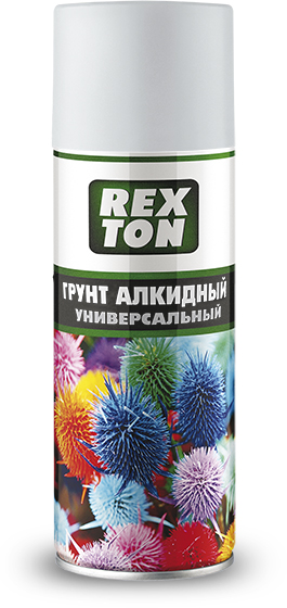 Грунт универсальный алкидный (белый)  520мл REXTON (1/12)
