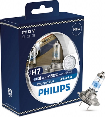 Лампа H7 12V 55W PX26D "PHILIPS"