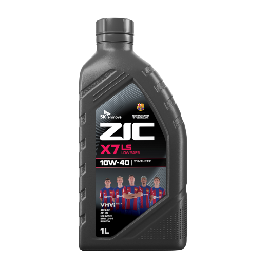 ZIC масло мотор. X7 LS 10/40 SN (синтетика)   1л  (1/12) 