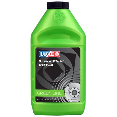 Тормозная жидкость  DOT-4  LUXE  455гр   (1/12)