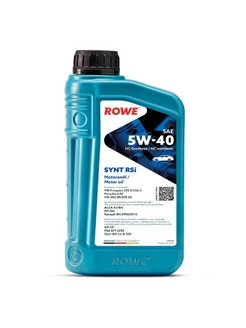 ROWE HIGHTEC SYNT Rsi 5W-40 (SN/CF, А3/В4) синт. 1л (1/12)