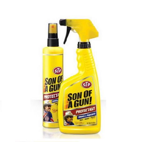 STP 00149  Очиститель пластика и резины Son Of A Gun  "STP" (спрей) 118мл   (1/24)