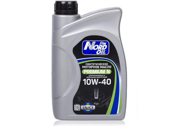 NORD OIL Масло моторное  Premium N  10W-40 SN/CF 1л (1/18) синтетика