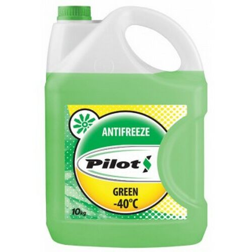 Антифриз PILOTS GREEN LINE(зеленый) 10кг.(1/2)  (пп)