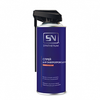 Очиститель эл. контактов, аэроз. с умным распылителем, аэроз. 520мл,  SYNTHETIUM  (1/12)