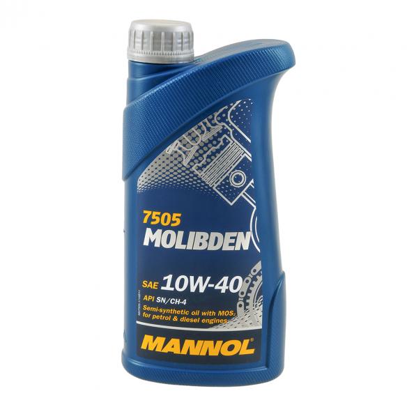 MANNOL  MOLIBDEN  10/40 (п/синт.)  API SN/CH-4 1л  (1/20) 7505