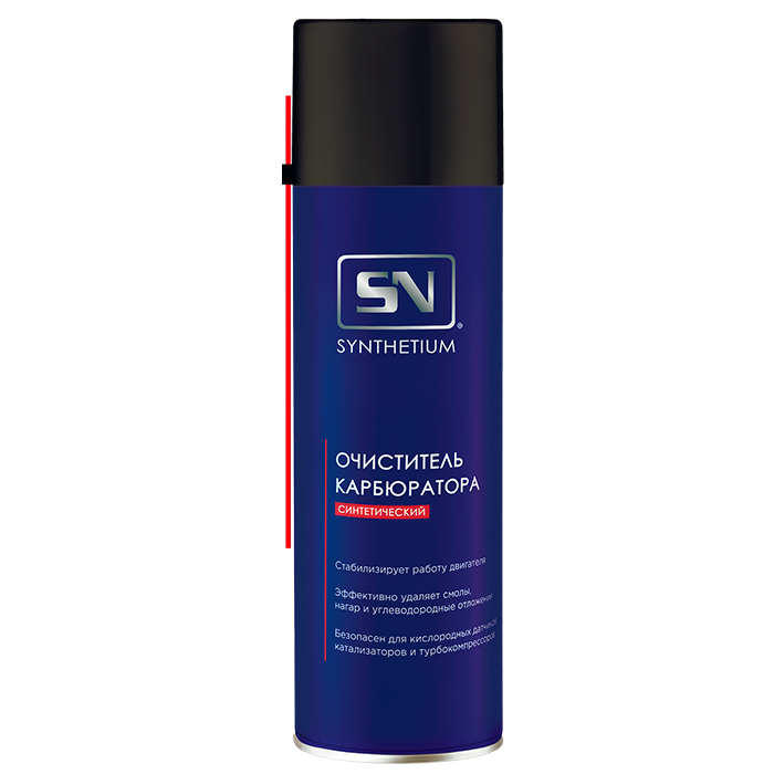 Очиститель карбюратора  (аэроз.) 650мл SYNTHETIUM (1/12)  