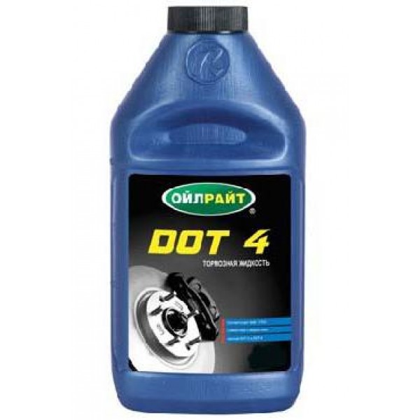Тормозная жидкость  OIL RIGHT  DOT-4  910г (1/12)