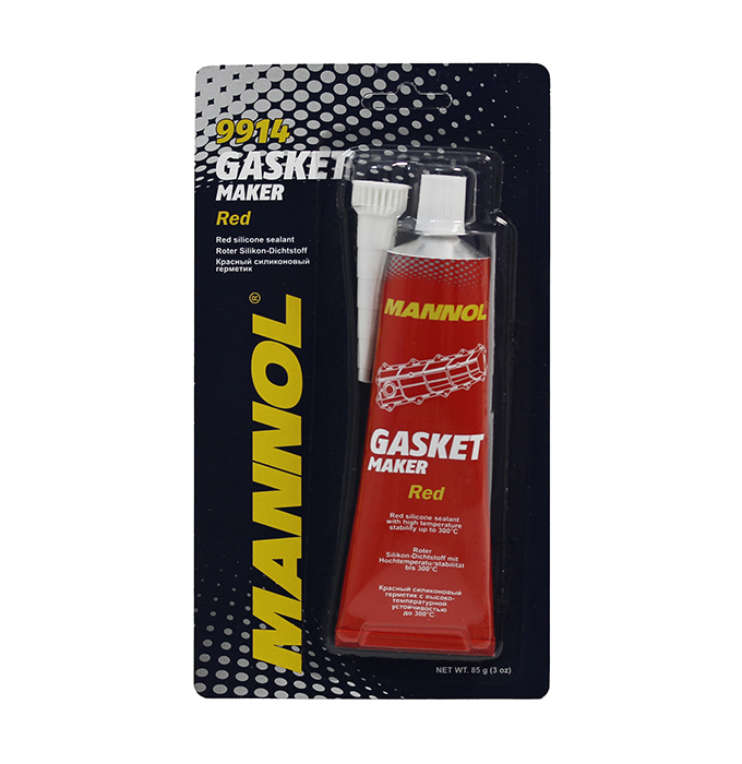 Герметик силиконовый (красный)  "Gasket Maker Red"  85гр (1/12) 9914 MANNOL  