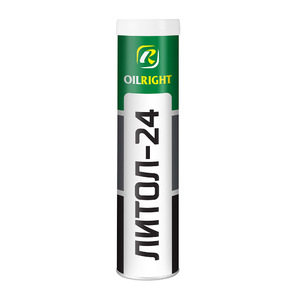 Смазка  Литол-24  OIL RIGHT  400гр (катридж)  (1/15)