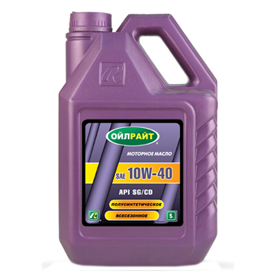 OIL RIGHT Масло моторное  10/40  п/с (SG/CD)  5л. (1/4)...