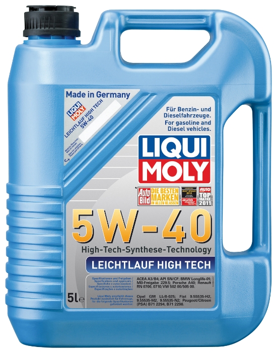 LIQUI MOLY  Leichtlauf  High Tech 5/40 (SN/CF) 5л (1/4)