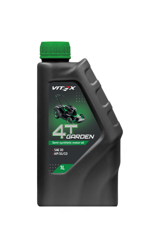 VITEX  масло моторное для четырехтактных двигателей Garden 4T SAE 30  (п/с) 1 л (1/15)