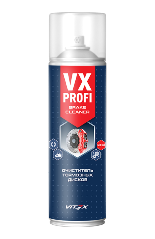 Очиститель тормозных дисков Vitex VX-profi 650мл 