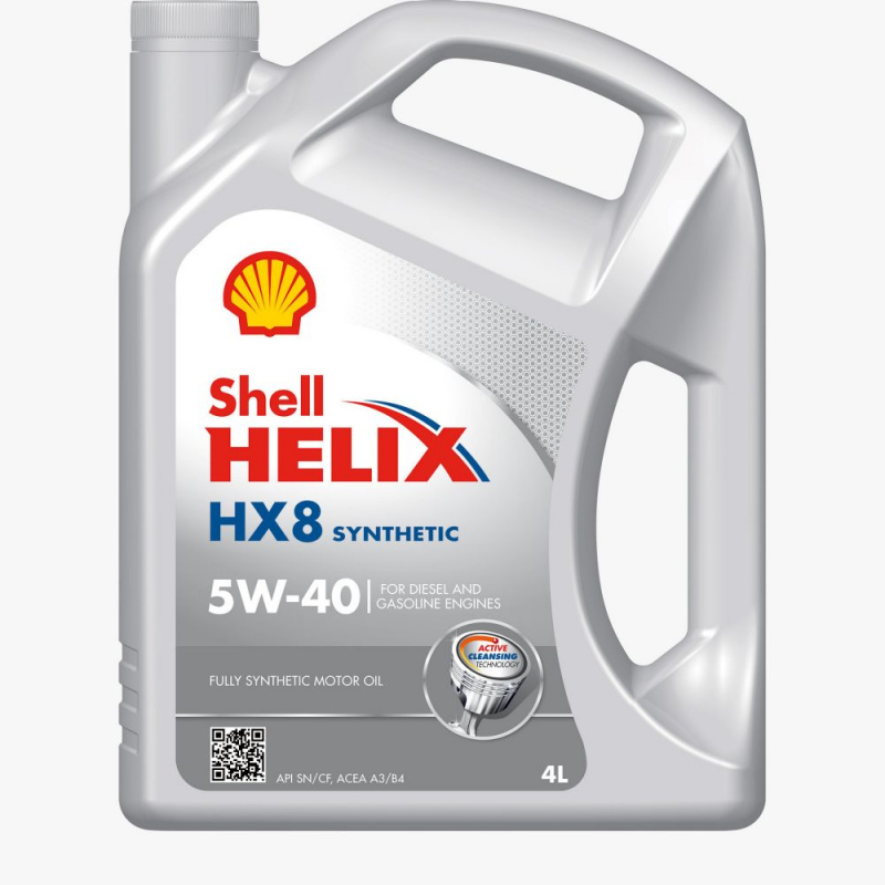 SHELL Helix HX8  5/40 (синт) 4л  (1/4)