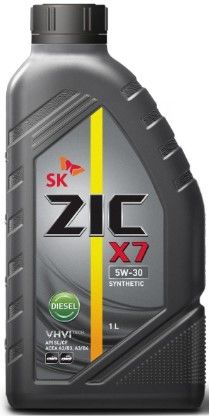 ZIC масло мотор. X7 Diesel 5/30, SL/CF (синтетика)  1л  (1/12)  