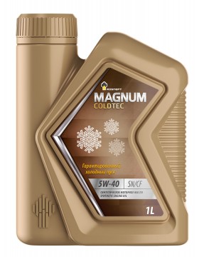 ROSNEFT Magnum Coldtec 5/40 SN/CF (синт) 1л  (1/12) 