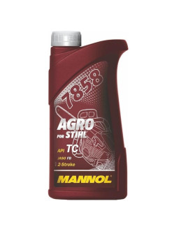MANNOL  2-ТАКТ AGRO Formula S  (для с/х техники)(синт) 1л   (1/20)  7858