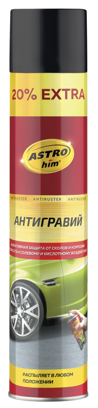 Антигравий черный ANTIRUSTER  "Астрохим" (аэроз.) 1000мл  (1/12)
