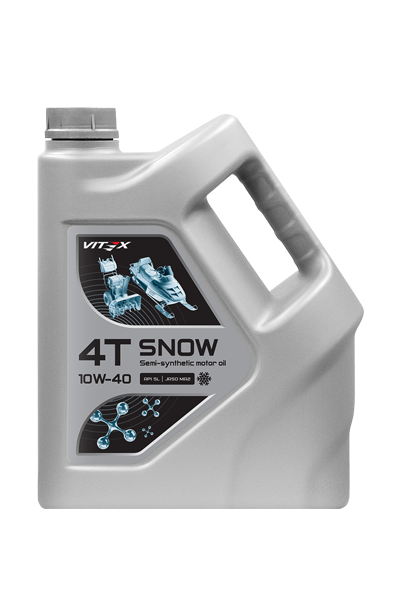 VITEX  масло моторное для четырехтактных двигателей Snow 4T 10W40 (п/с) 4л (1/4)